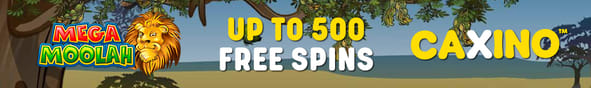 Play Mega Moolah at Caxino Casino